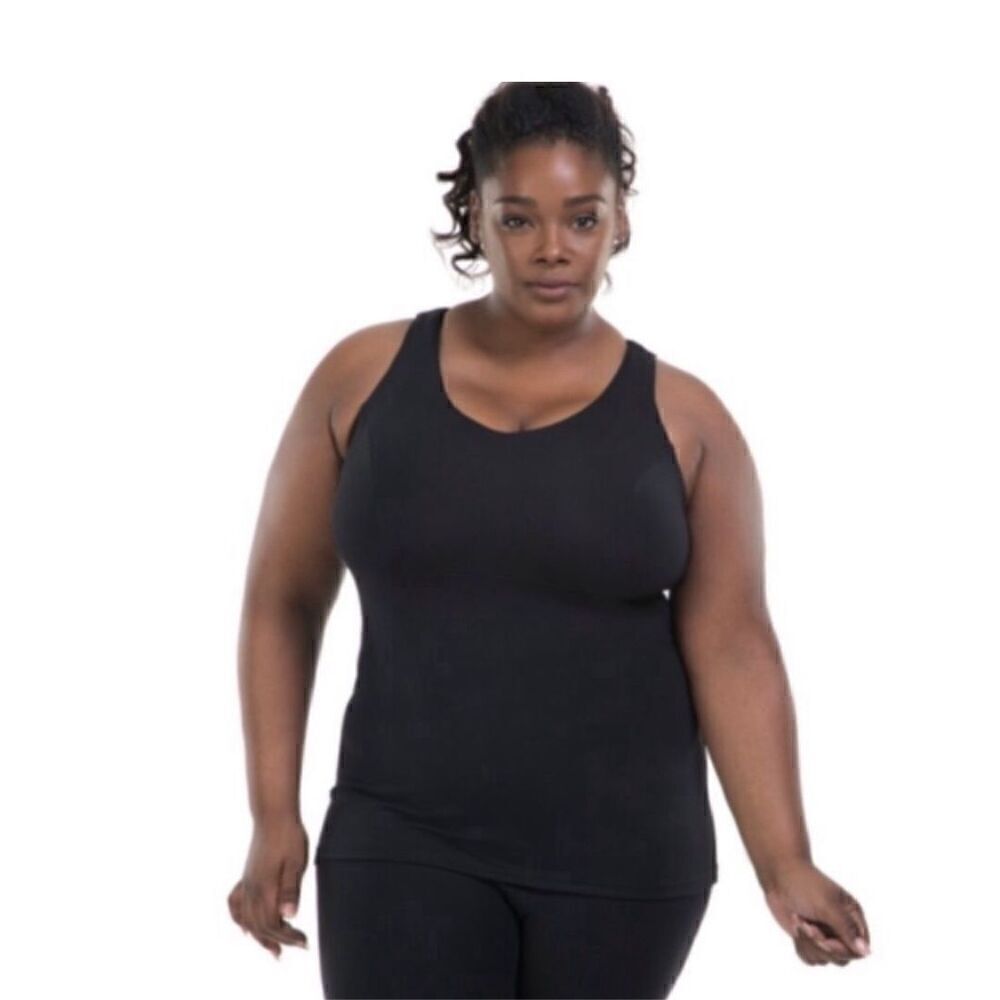 Lola Getts Active black tank top 2XL